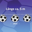 EM Fussball Girlande 2016, ca. 5m, Ø- 19cm