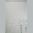 Türvorhang Kunstperlen klar-schimmer, ca. 90x200cm,