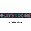 Folienbanner Disco Fever Let´s Boogie, 70´s 760x14cm