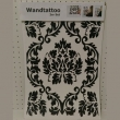 Wandtattoo 2er Set Ornament, ca. 69x48cm, schwarz