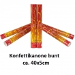 Konfettikanone bunt, 30g Füllung, 40x5cm