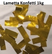 Konfetti metallic langsam fallend 1 kg Pack, gold