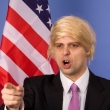 Präsidenten Perücke Donald, blond