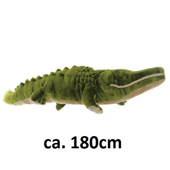 Plüsch Krokodil XXL ca. 180cm grün