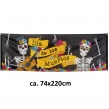 Banner Skelett, Day of the dead, ca. 74x220cm, bunt