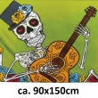 Fahne Skelett, Day of the dead, ca. 90x150cm, bunt