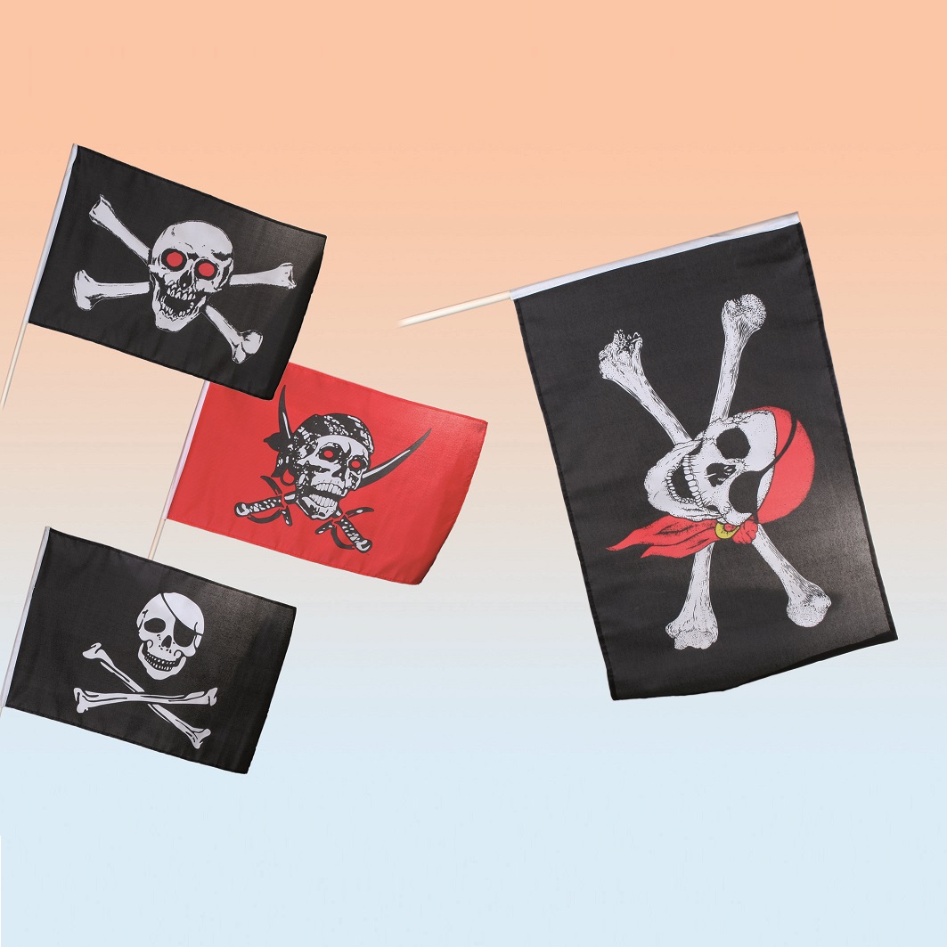 Totenkopf-Flagge 30x45cm, Piratenflagge