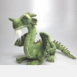 Kuscheltier Drache grün , 36 cm