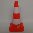 Verkehrsleitkegel, orange-weiß, ca. 50cm,