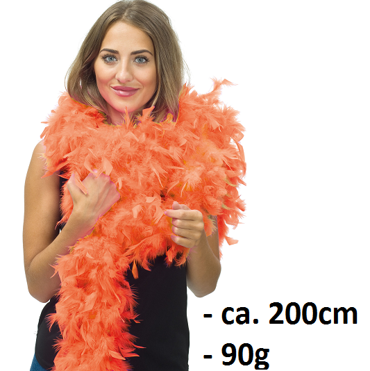 Federboa, 200 cm, 90g, orange