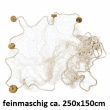 Fischernetz fein, ca. 250x150cm, naturfarben
