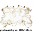 Fischernetz grob, ca. 200x150cm, naturfarben