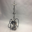 Shisha Boury XXL, 3-Schlauch, silber, H: 155cm, Ø: 28cm