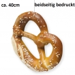 Riesen Brezel mit Faden, 40cm, 250g, beidseitig bedruckt