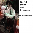 Musiker Skelett, ca. 95x33x37cm, F2= Bewegung und Sound