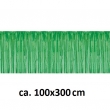 Lametta Girlande, metallic, 100x300cm, grün