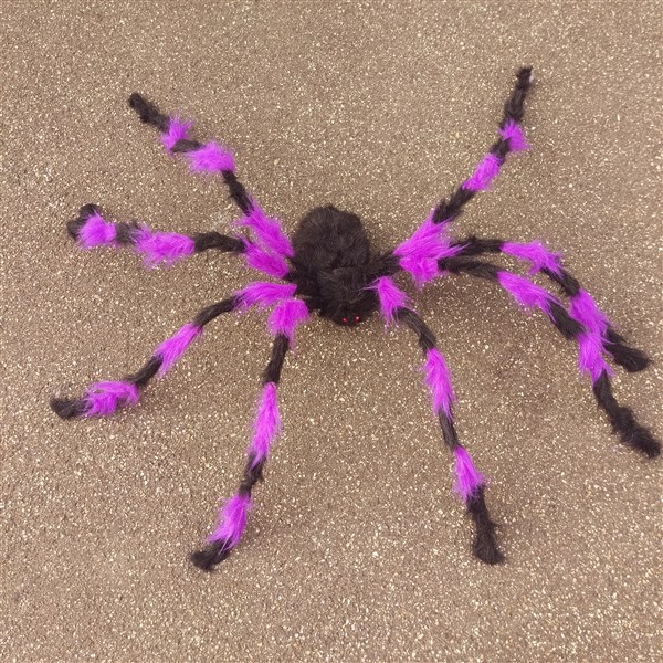 Spinne ca. 150cm, schwarz/lila