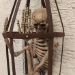 Skelett im Käfig, ca. 100cm