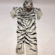 Tiger Kostüm weiß/schwarz ca. 200cm