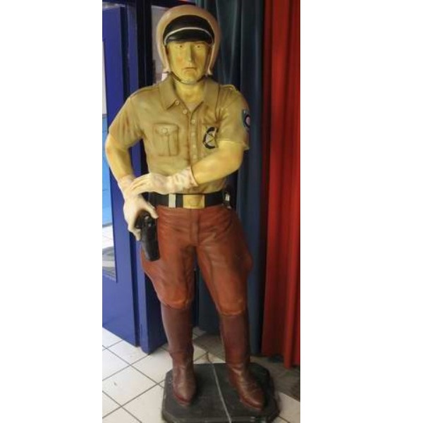 Figur Amerikanischer Cop, ca. 180cm