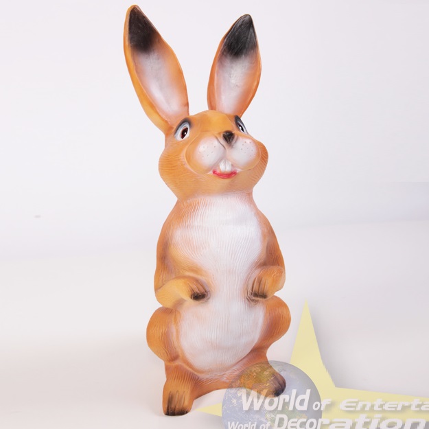 Hase XXL aus Kunststoff braun, 50cm